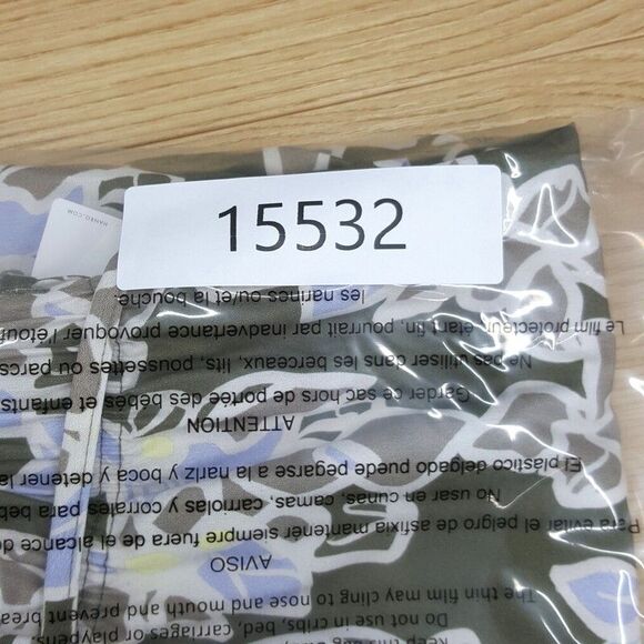 HANRO Shorts Mens Small Green Floral Pull On Drawstring Lightweight DAY & NIGHT - Picture 9 of 9